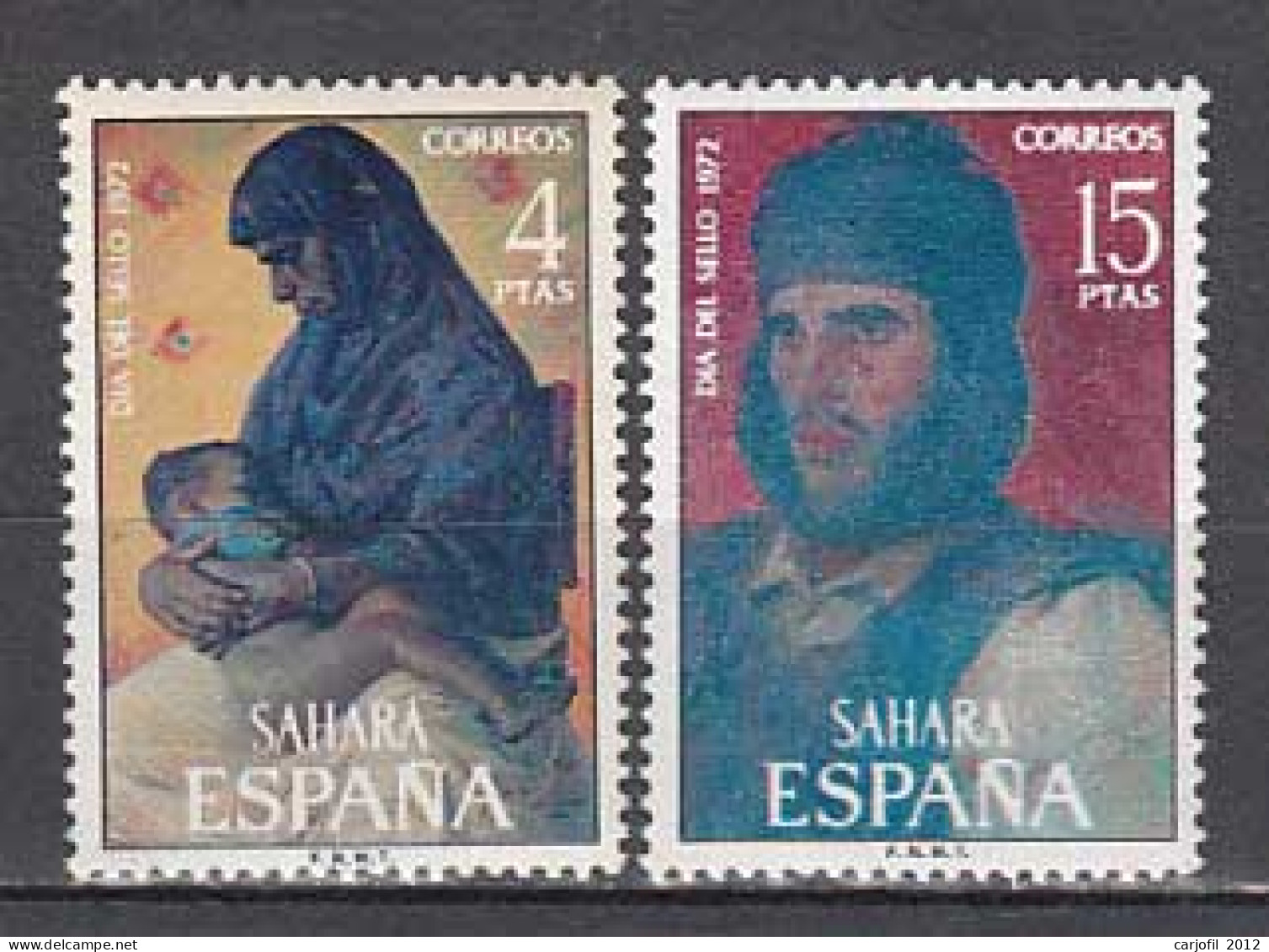 Sahara Correo 1972 Edifil 308/9 ** Mnh - Sahara Espagnol