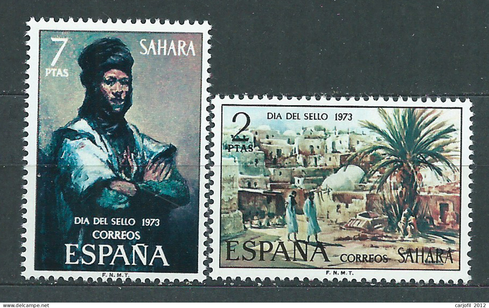 Sahara Correo 1973 Edifil 312/3 ** Mnh - Spanish Sahara