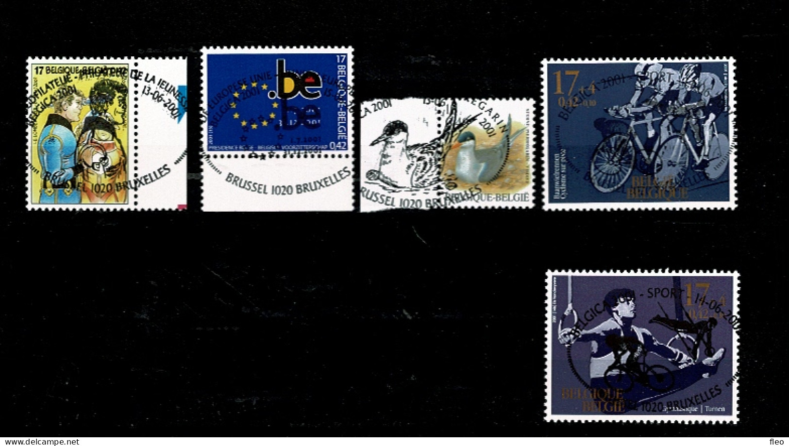 2001 3010 3011 3012/13 3014  Postfris Met 1édag Stempel : HEEL MOOI ! MNH Avec Cachet 1er Jour " LUC ORIENT / BUZIN ... - Unused Stamps