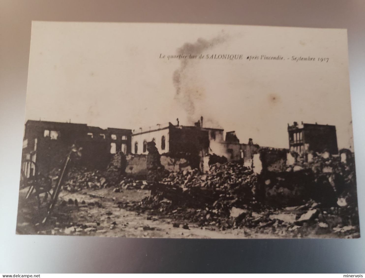 Salonique - Le Quartier Bas Apres L'incendie Septembre 1917 - Grèce