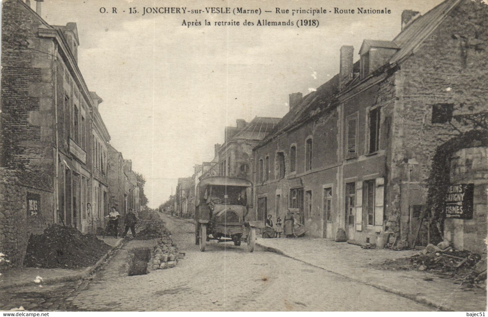 Jonchery Sur Vesle - Rue Principale - Route Nationale - Jonchery-sur-Vesle