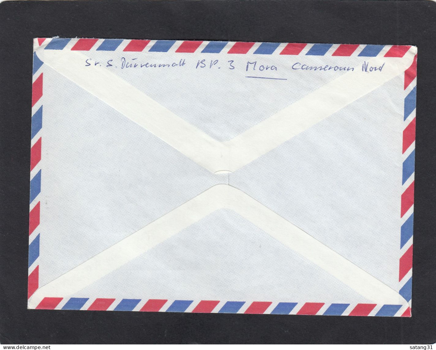 LETTRE DE MAROUA AVEC TIMBRES " DROITS DE L'HOMME/COQ/LEOPARD ",POUR LA SUISSE,1990. - Cameroun (1960-...)