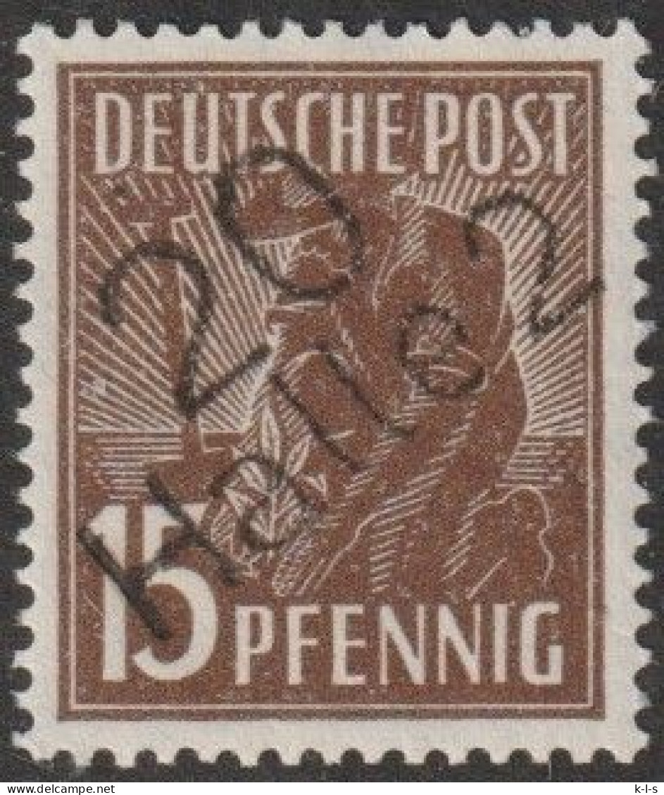 SBZ- Bezirkshand- Stempel, 1948, Mi. Nr. 171, 15 Pfg. Pflanzer, Bezirk 20 (OPD Halle 2)  **/MNH - Autres & Non Classés