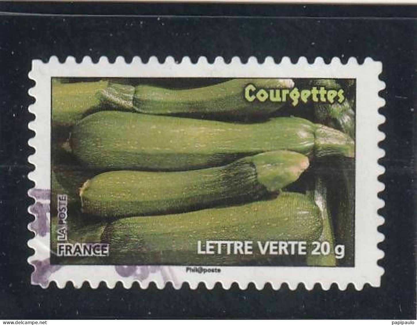 FRANCE 2012  Y&T 744      Lettre Verte 20g - Gebraucht