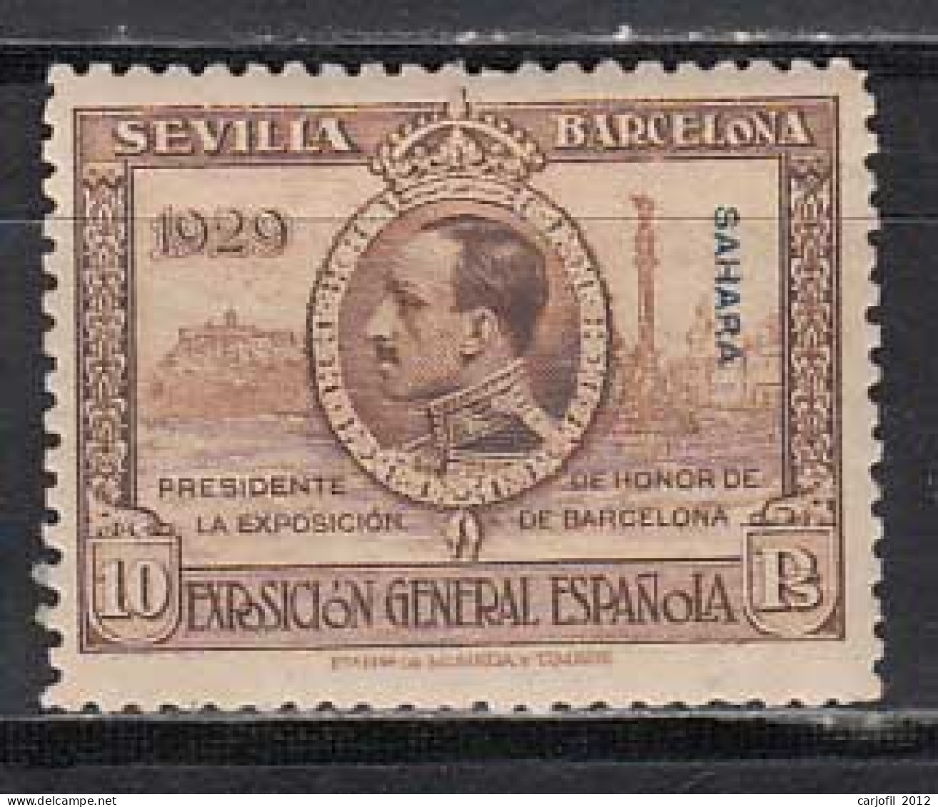 Sahara Sueltos 1929 Edifil 35 * Mh - Spanische Sahara