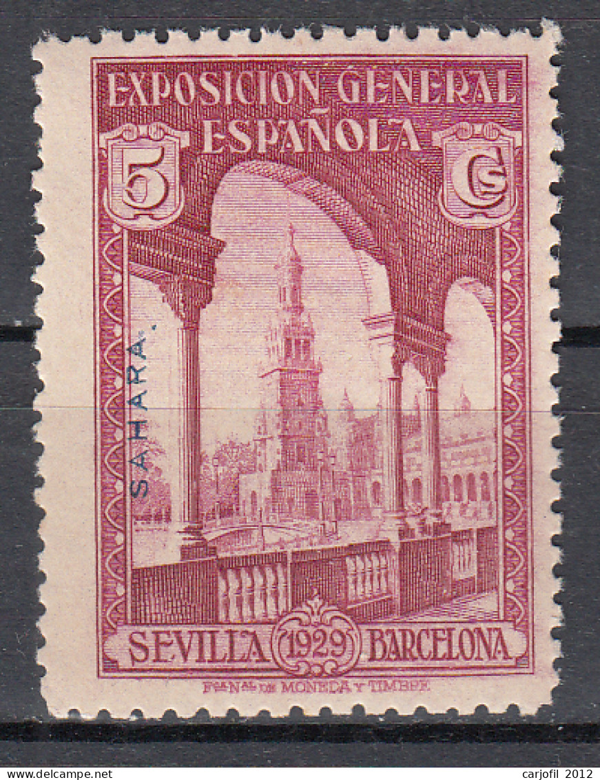 Sahara Sueltos 1929 Edifil 25 ** Mnh - Sahara Espagnol