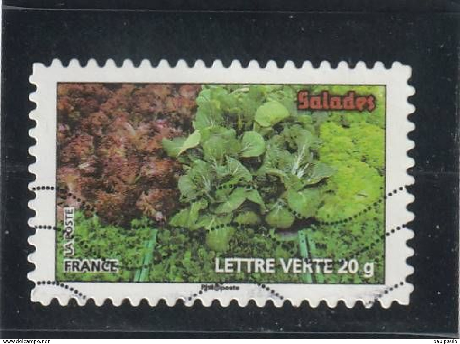 FRANCE 2012  Y&T 740      Lettre Verte 20g - Used Stamps