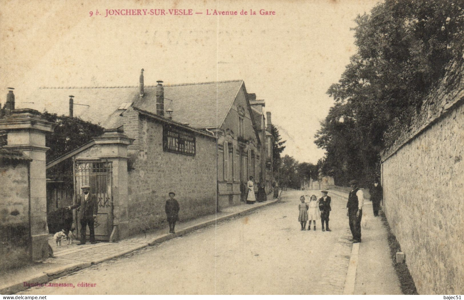 Jonchery Sur Vesle - L'avenue De La Gare - Jonchery-sur-Vesle