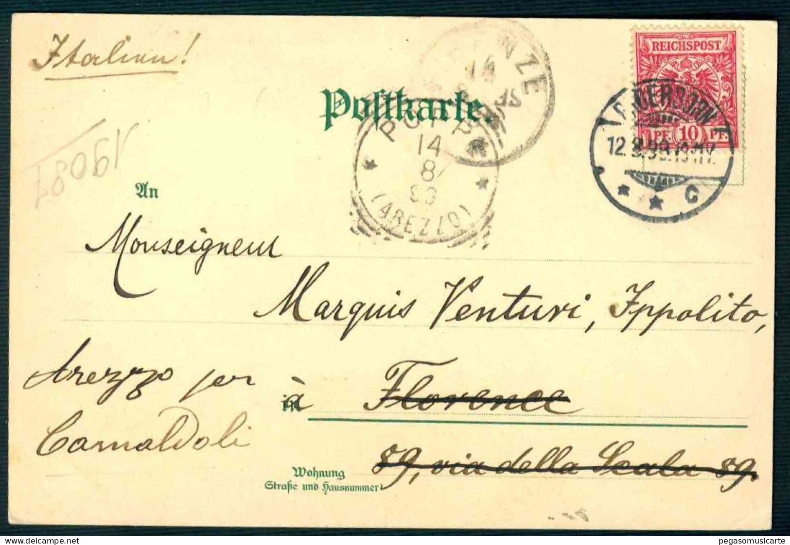 BK054 PORTRAIT GALERIE - WILHELM DER GROSSE REICHSPOST GERMANY OSTERREICH HUNGARY 1898 - Personnages