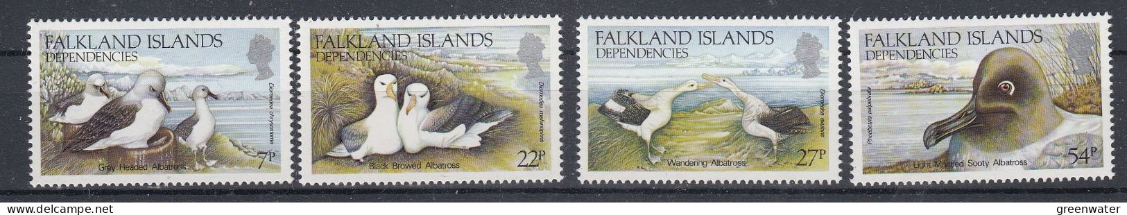 Falkland Islands Dependencies (FID) 1985 Albatross 4v ** Mnh  (59823A) - Géorgie Du Sud