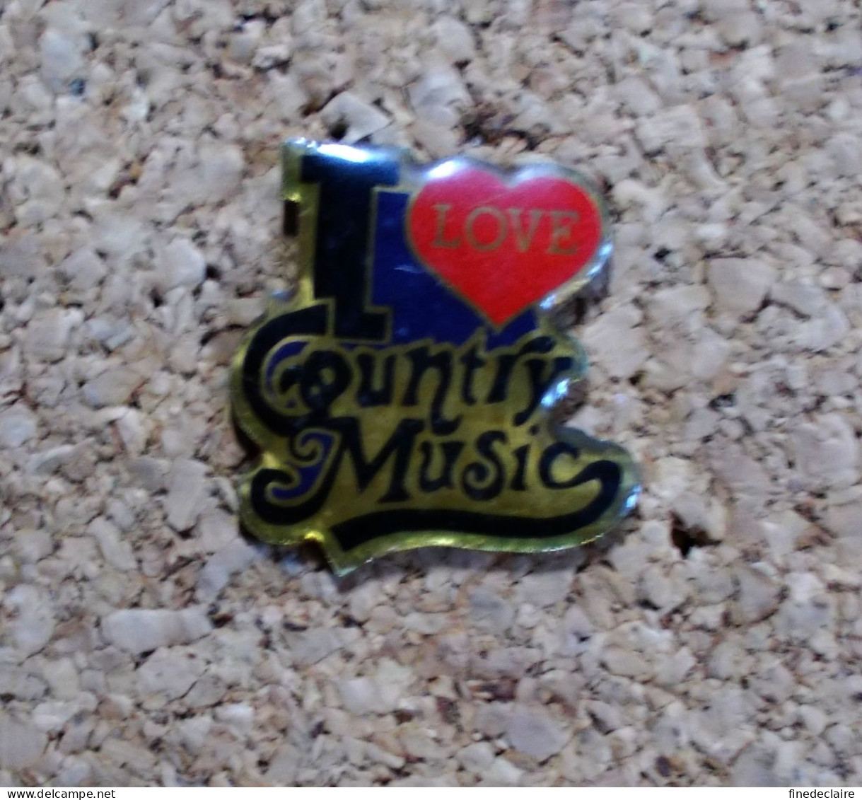 Pin's - I Love Country Music - Musique