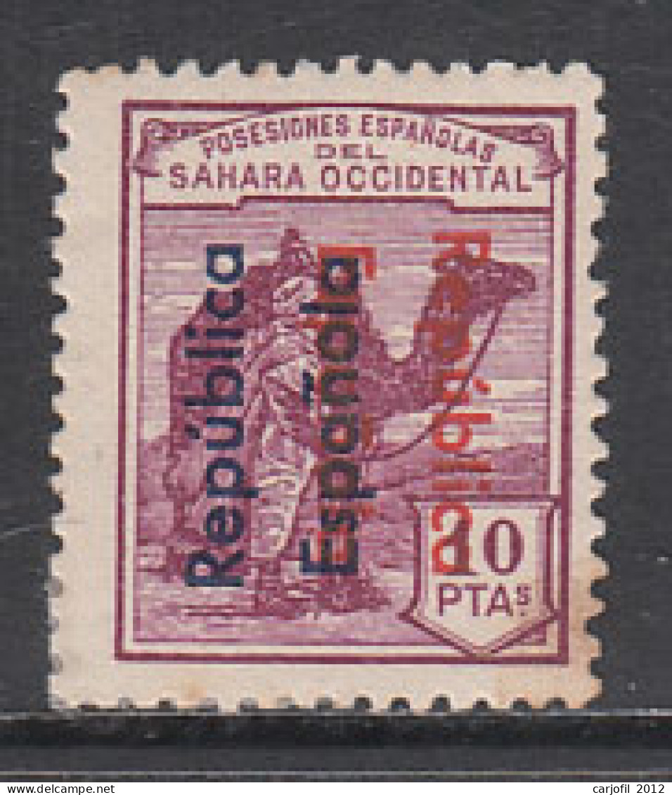 Sahara Sueltos 1934 Edifil 47C (*) Mng  Sobrecarga Doble - Spaanse Sahara