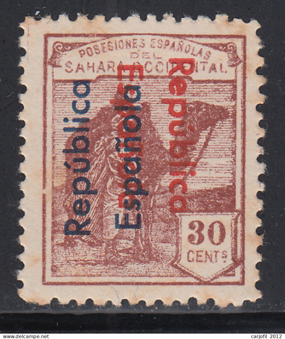 Sahara Sueltos 1934 Edifil 41C (*) Mng Sobrecarga Doble - Sahara Espagnol