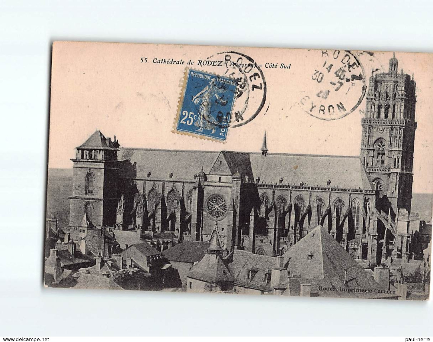 RODEZ : La Cathédrale - état - Rodez