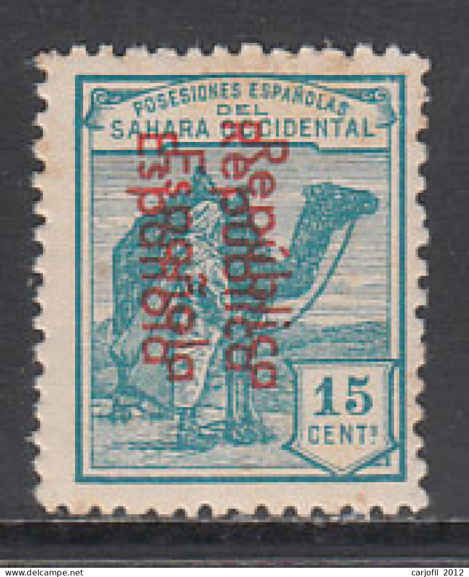 Sahara Variedades 1932 Edifil 38Ahh (*)  Mng  Sobrecarga Doble - Sahara Espagnol
