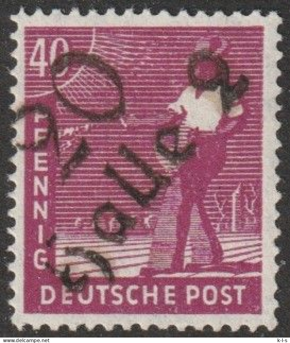 SBZ- Bezirkshand- Stempel, 1948, Mi. Nr. 175, 40 Pfg. Sämann, Bezirk 20 (OPD Halle 2)  **/MNH - Other & Unclassified
