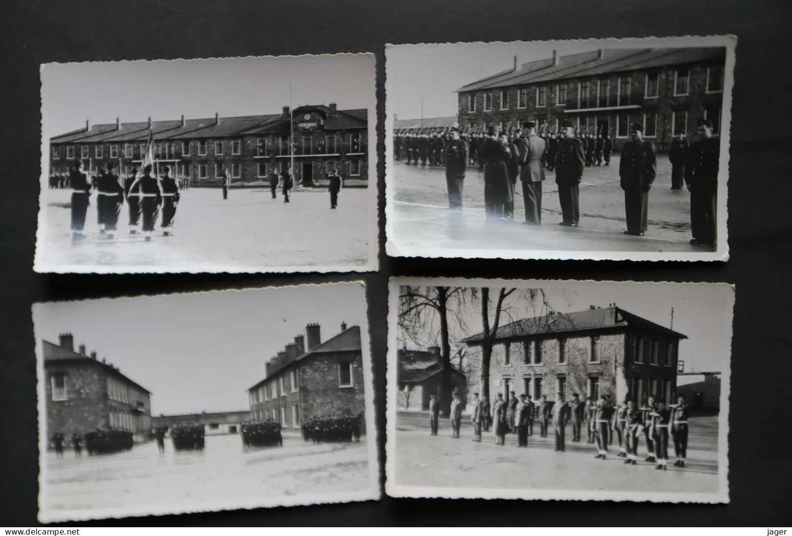 Lot De Photos Vers 1950 1960 Prise D'armes Régiment D'Infanterie Coloniale - Krieg, Militär