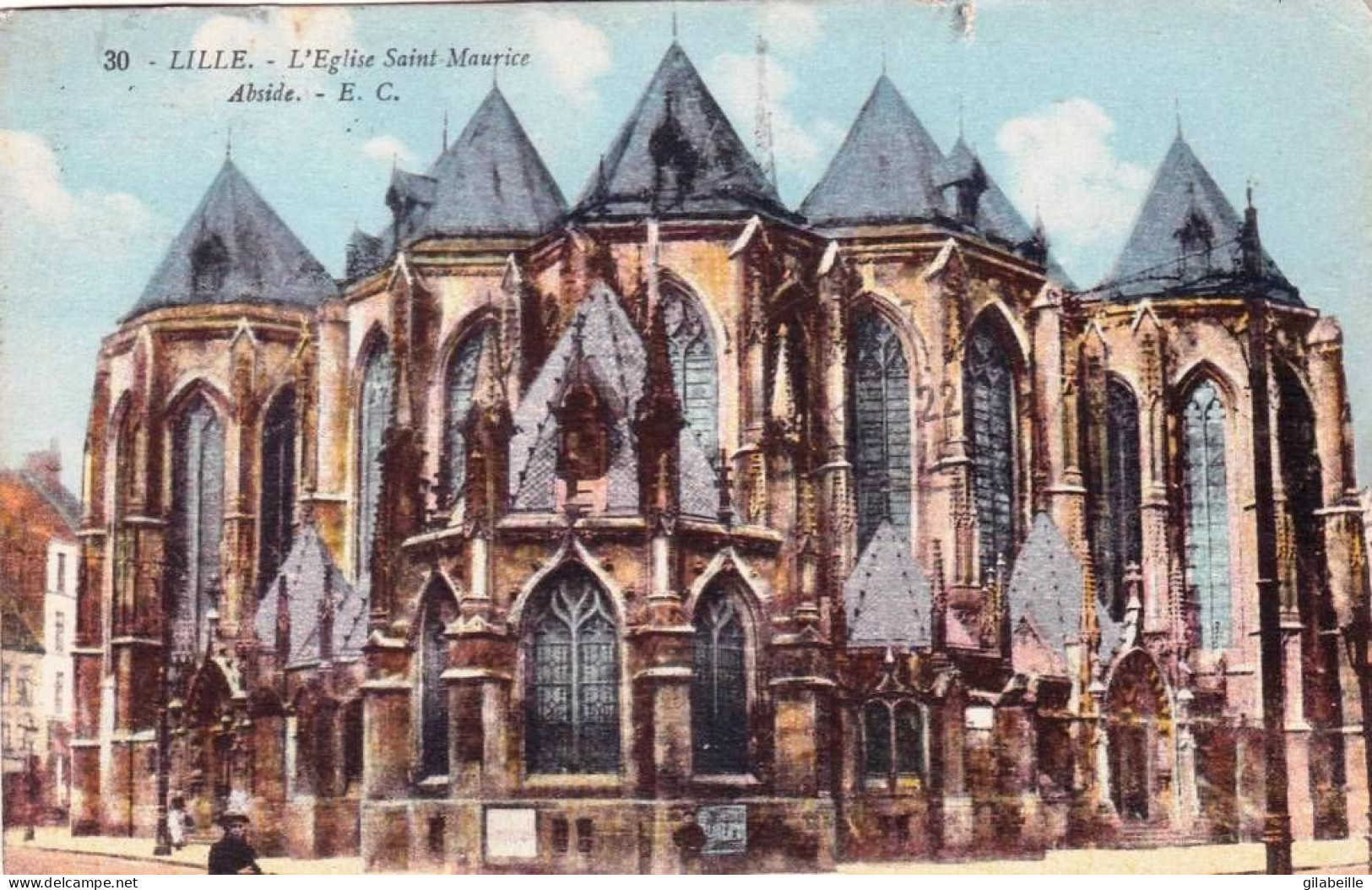 59 - Nord -  LILLE -   L Abside De L Eglise Saint Maurice - Lille