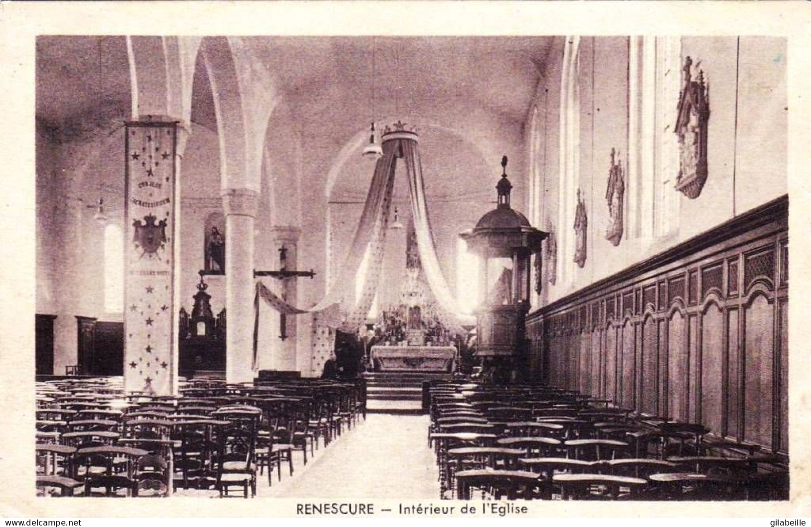 59 - Nord -  RENESCURE - Interieur De L église - Other & Unclassified