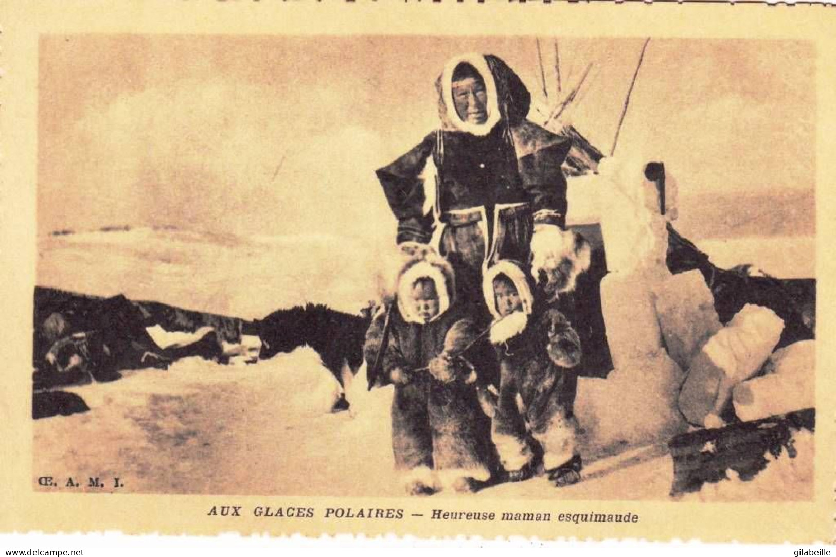 Canada - Alaska - Aux Glaces Polaires -  Heureuse Maman Esquimaude - Non Classés