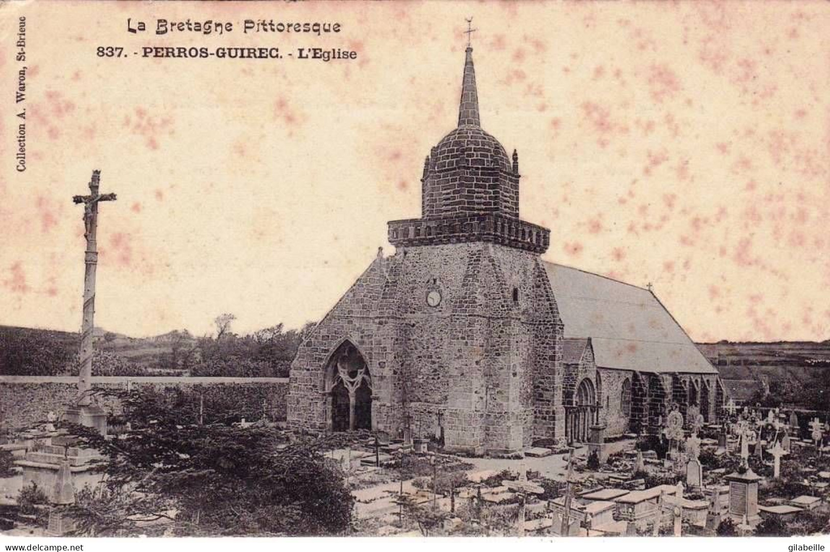 22 - Cotes D Armor -  PERROS GUIREC - L Eglise Et Le Cimetiere - Perros-Guirec