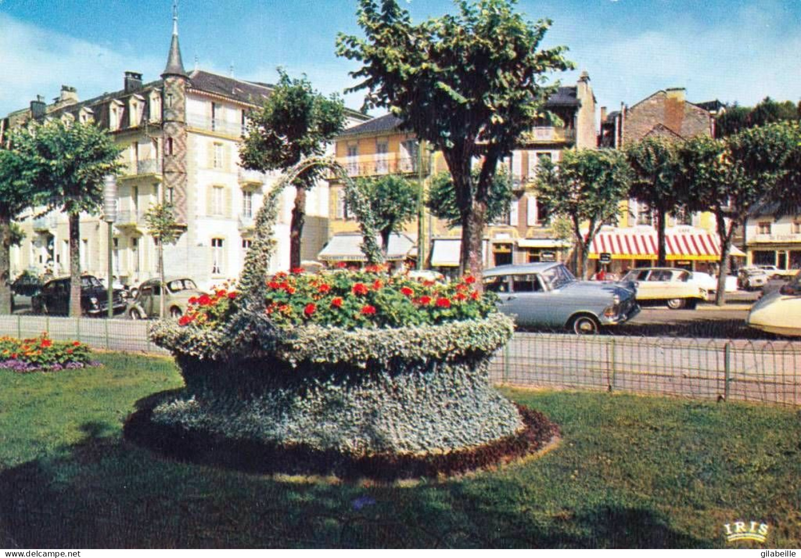 63 - Puy De Dome -  LA BOURBOULE -  Corbeille De Fleurs Dans Le Parc - La Bourboule