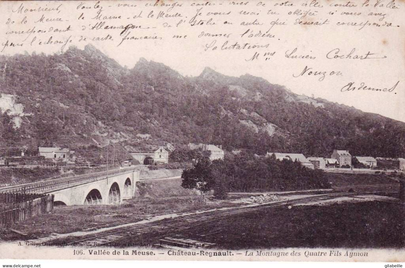 08 - Ardennes -  CHATEAU REGNAULT - La Montagne Des Quatre Fils Aymon - Sonstige & Ohne Zuordnung