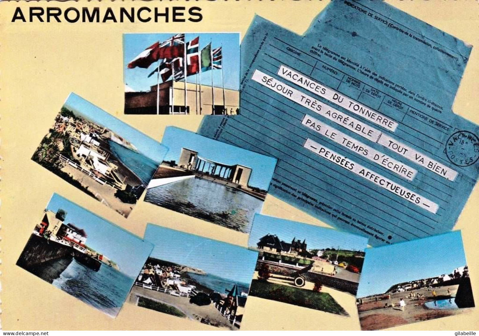 14 - Calvados -  ARROMANCHES -  Telegramme  - Arromanches