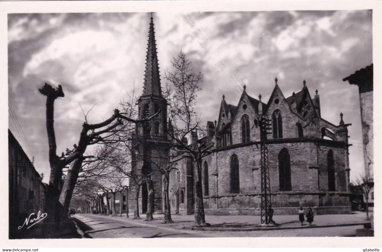 09 - Ariege - MIREPOIX - La Cathedrale Saint Maurice - Carte Glacée - Mirepoix
