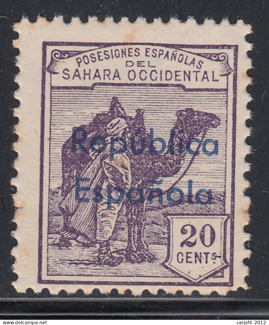Sahara Variedades 1932 Edifil 39Bhcc (*) Mng  Sobrecarga Cambio De Color - Sahara Espagnol