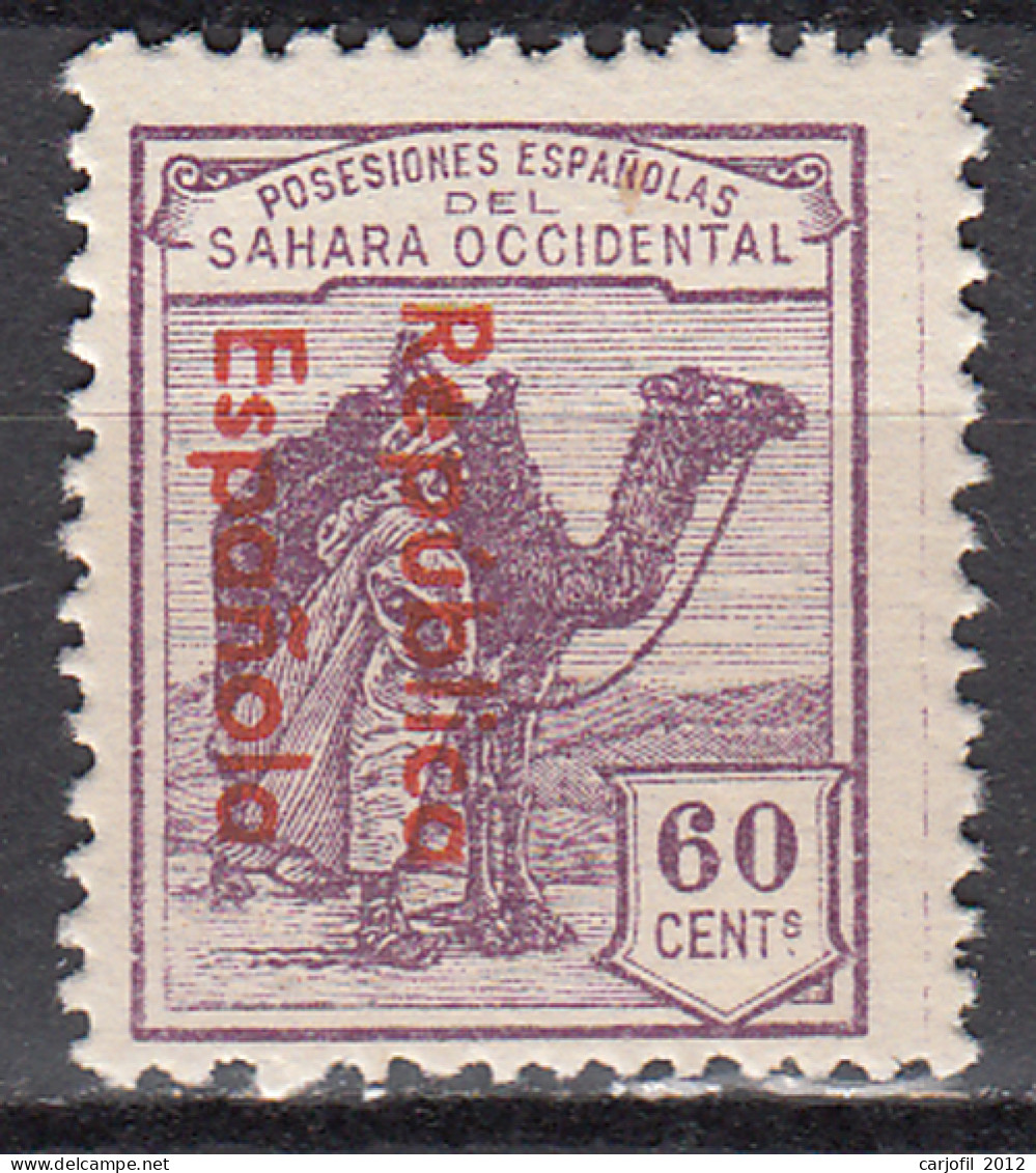 Sahara Variedades 1932 Edifil 44Ahcc ** Mnh Sobrecarga Cambio De Color - Spaanse Sahara