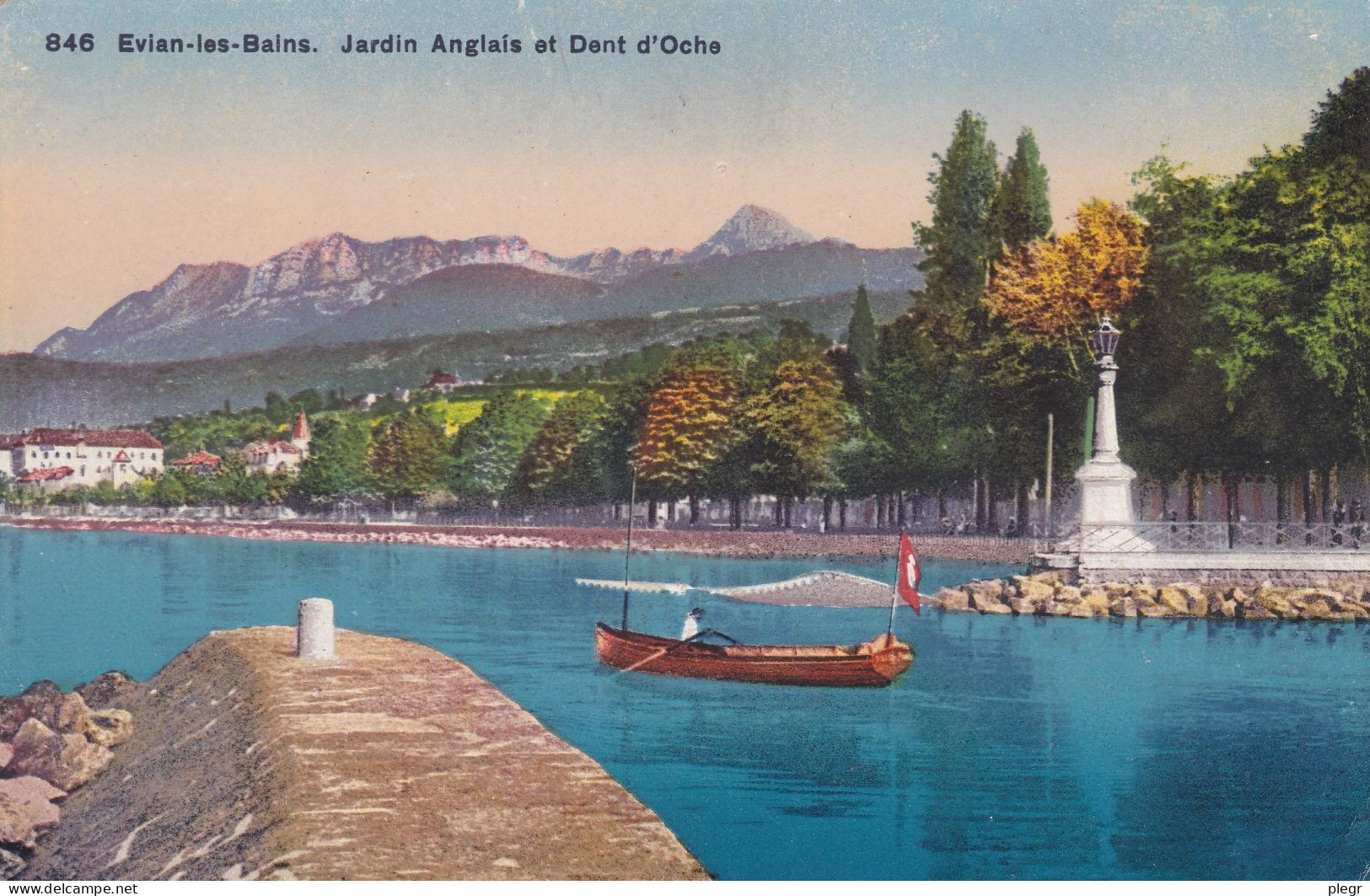 74119 01 41#0+16 - EVIAN LES BAINS - JARDIN ANGLAIS ET DENT D'OCHE - Evian-les-Bains