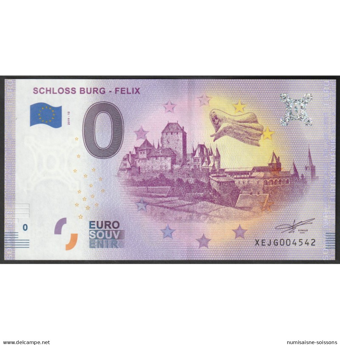 ALLEMAGNE - BURG - CHÂTEAU - FANTÔME - FÉLIX - 2019-10 - Private Proofs / Unofficial