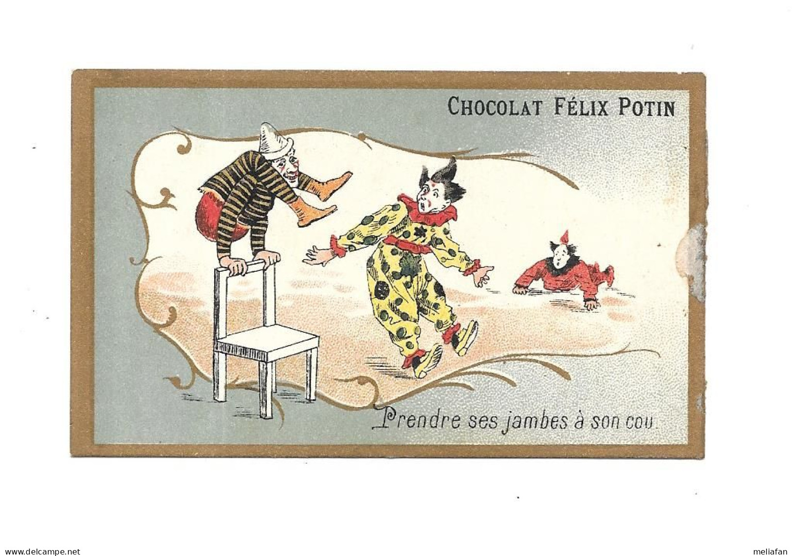 BV40 - CHROMO CHOCOLAT FELIX POTIN - CLOWNS - Other & Unclassified