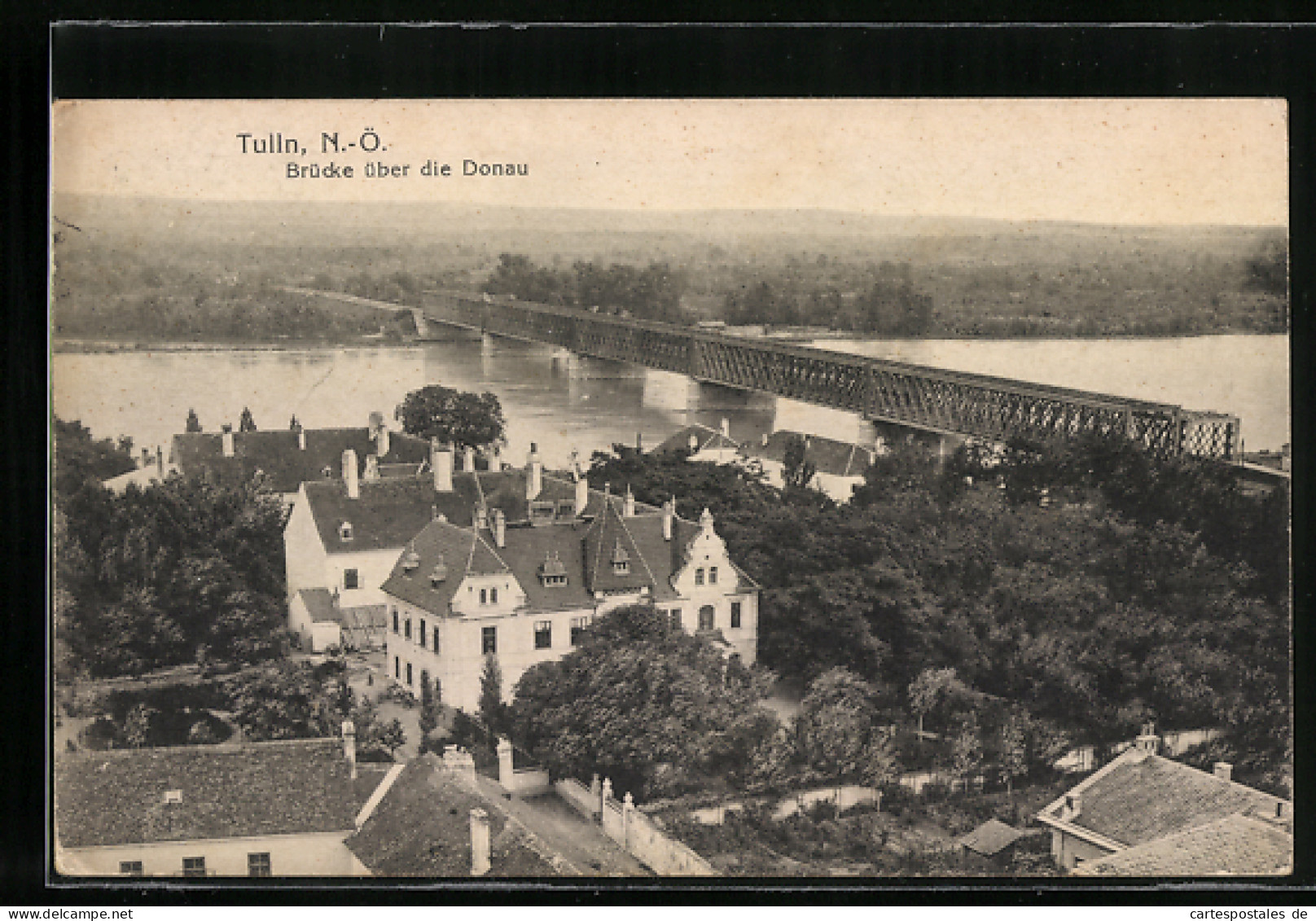 AK Tulln, Teilansicht Mit Brücke über Die Donau  - Sonstige & Ohne Zuordnung