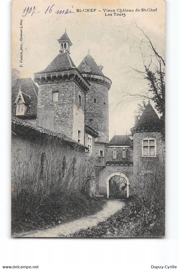 SAINT CHEF - Vieux Château De Saint Chef - Les Tours - Très Bon état - Saint-Chef