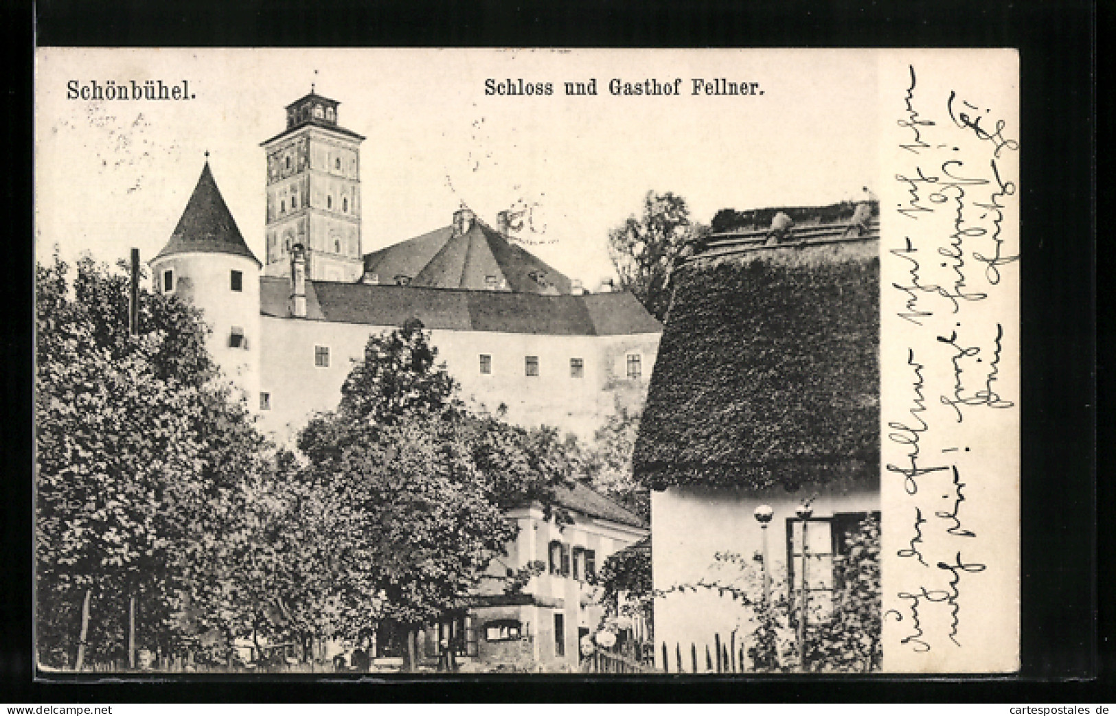 AK Schönbühel, Schloss Und Gasthof Fellner  - Other & Unclassified