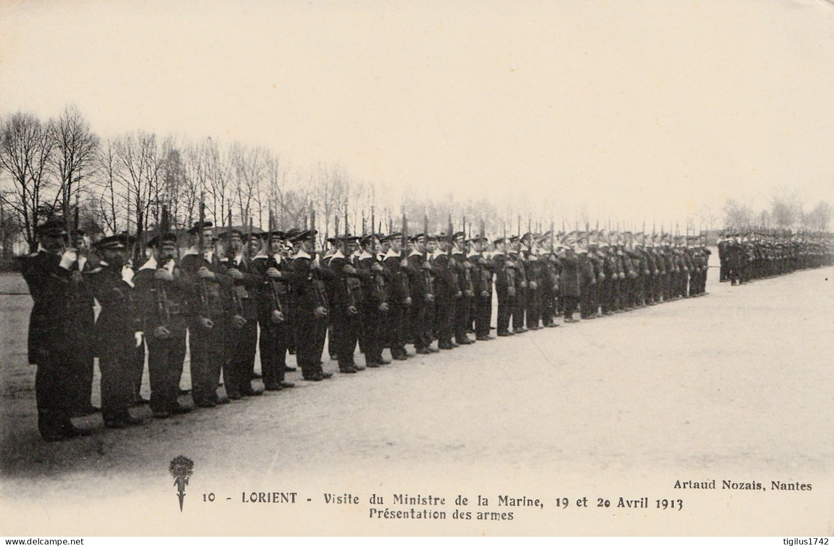 Lorient Visite Du Ministre De La Marine, 19 Et 20 Avril 1913 Présentation Des Armes - Régiments