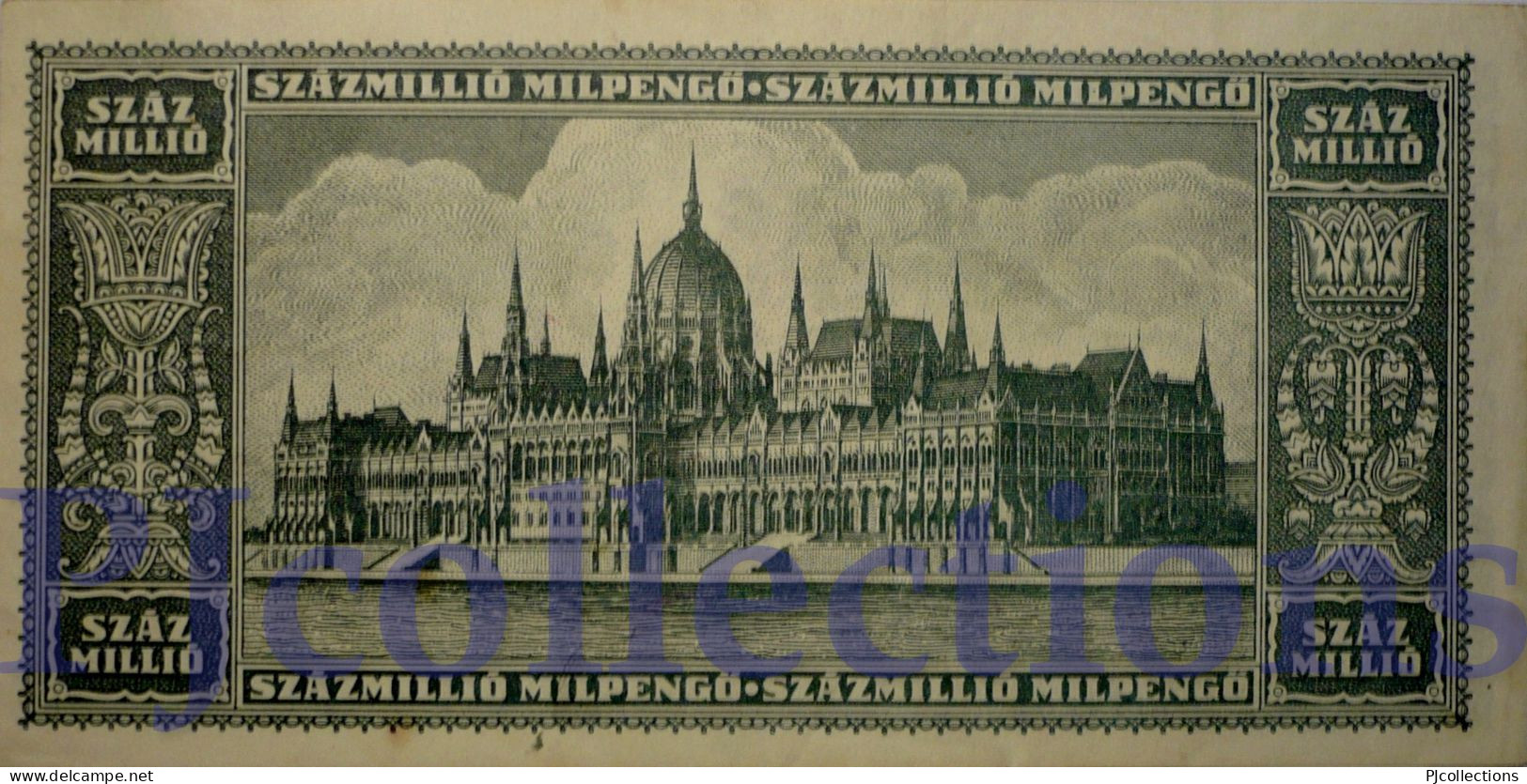 HUNGARY 100 MILLION MILPENGO 1946 PICK 130 AU - Hongrie