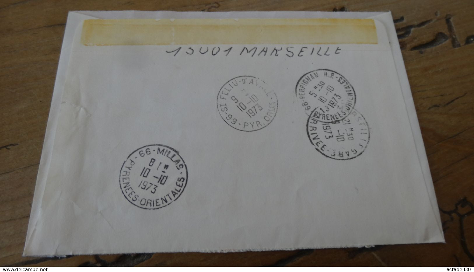 Enveloppe Par Porteur Spécial 1973   ............. BOITE1  ....... 553 - 1961-....