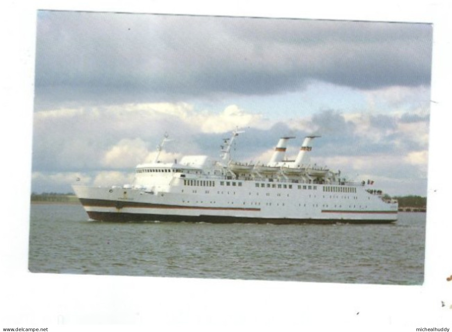 POSTCARD   SHIPPING  FERRY  HOOK OF HOLLAND SERVICE ARMORIQUE PUBL BY RAMSEY POSTCARDS - Fähren