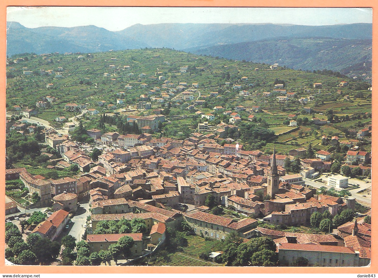 Ppgf/ CPSM Grand Format - ARDECHE - LES VANS - VUE GÉNÉRALE AÉRIENNE - Les Vans