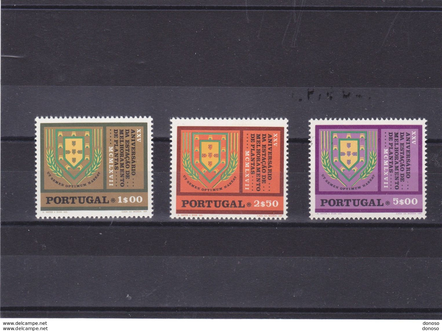 PORTUGAL 1970 Station D'amélioration Des Plantes Yvert 1083-1085, Michel 1102-1104 NEUF** MNH Cote 4 Euros - Neufs