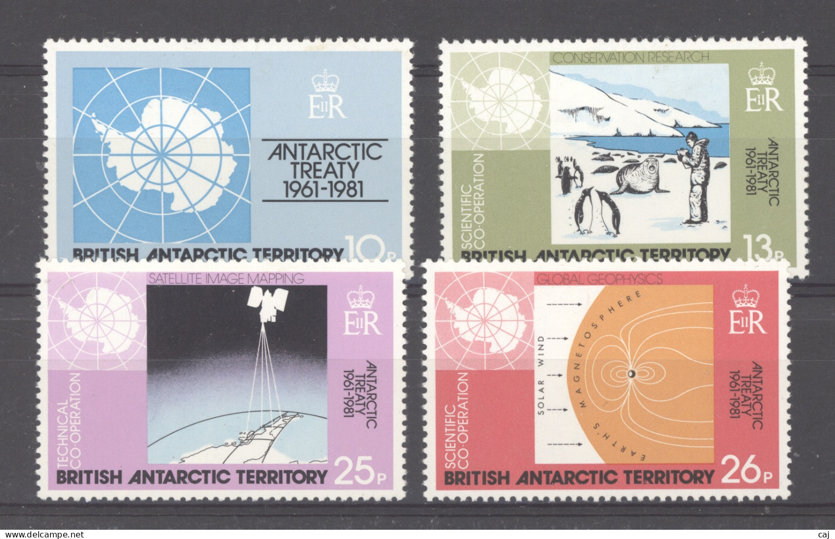 Antarctique Britannique  :  Yv  101-04  * - Ungebraucht