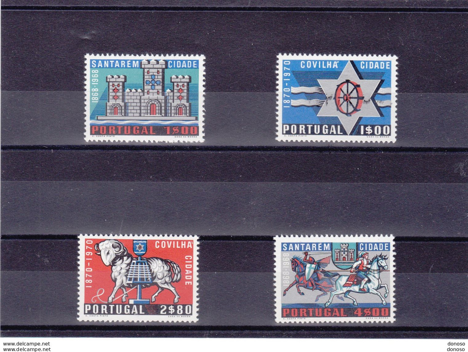 PORTUGAL 1970 COVILHA SANTAREM Yvert 1089-1092, Michel 1109-1112 NEUF** MNH Cote Yv 6 Euros - Neufs