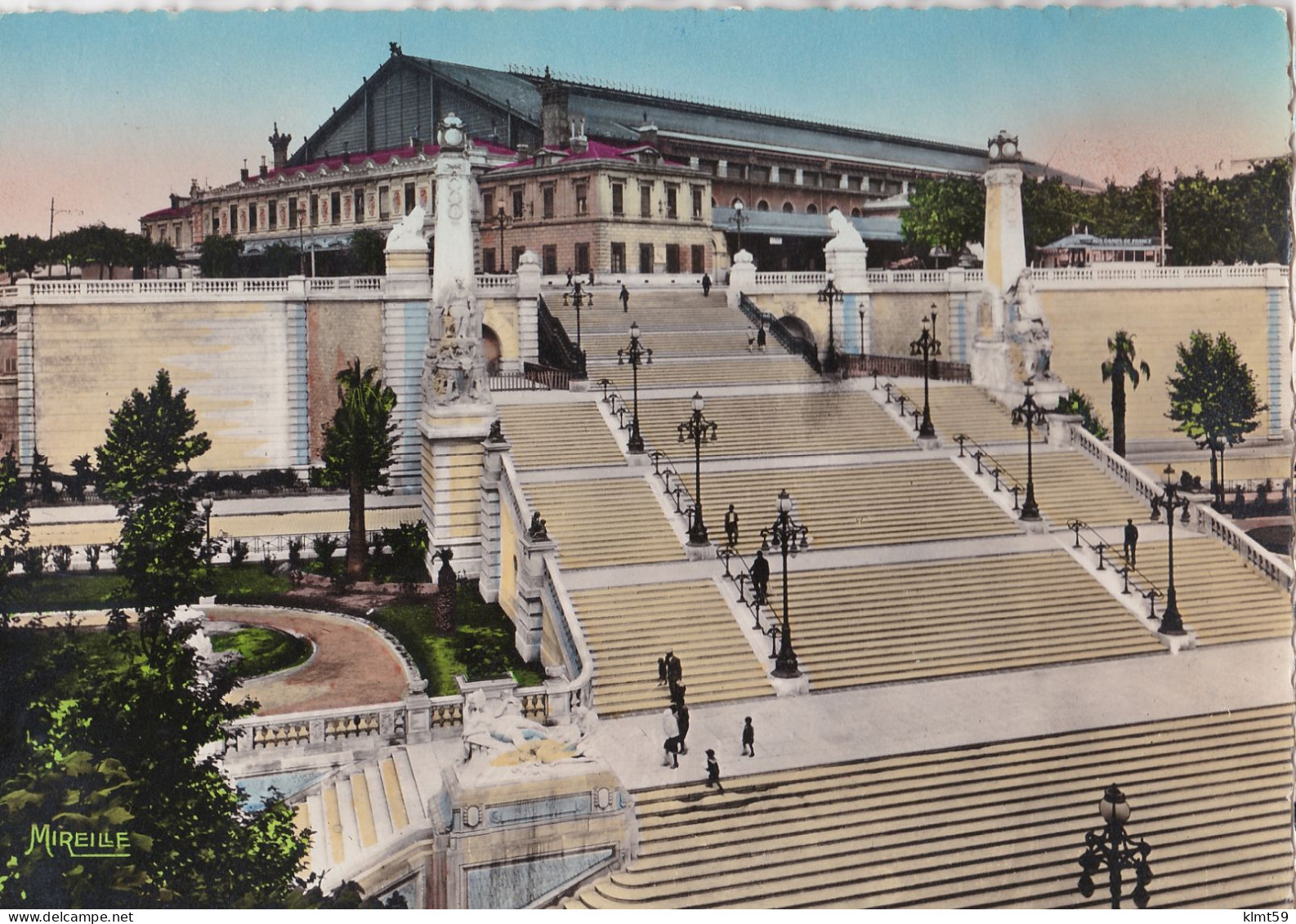 Marseille - Escaliers De La Gare - Quartier De La Gare, Belle De Mai, Plombières