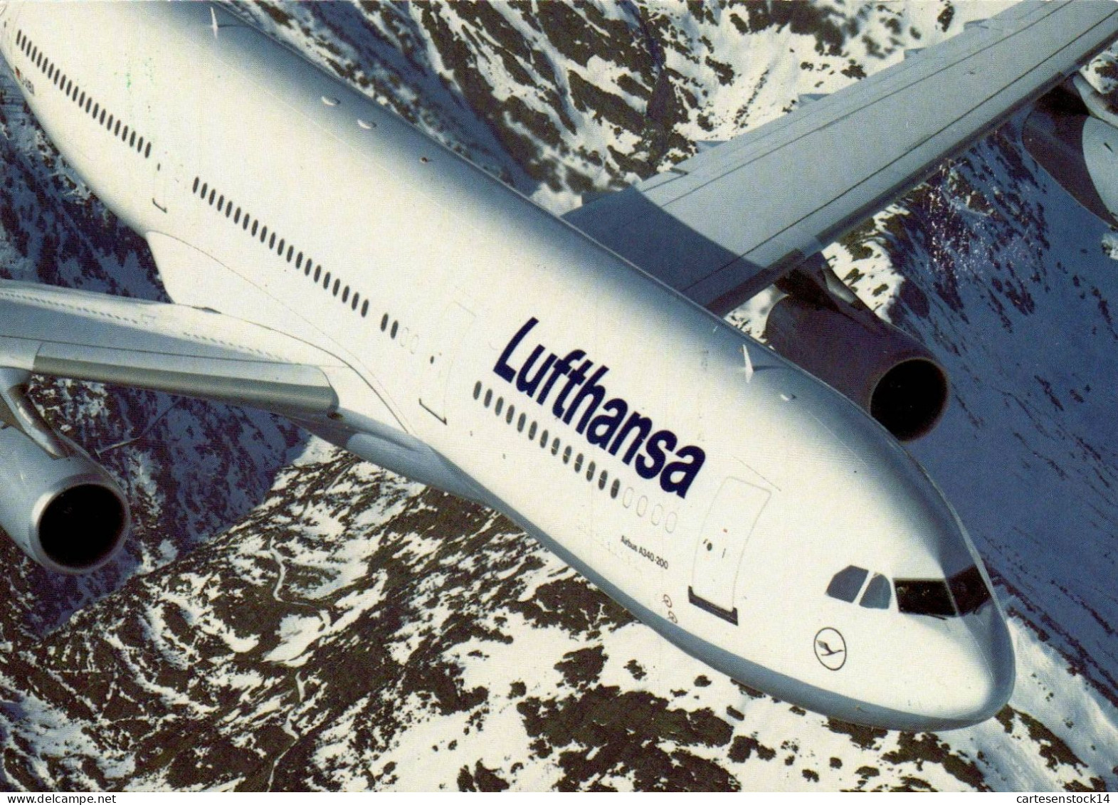 N°42478 Z -cpsm Lufthansa Airbus A340-200 - 1946-....: Modern Era