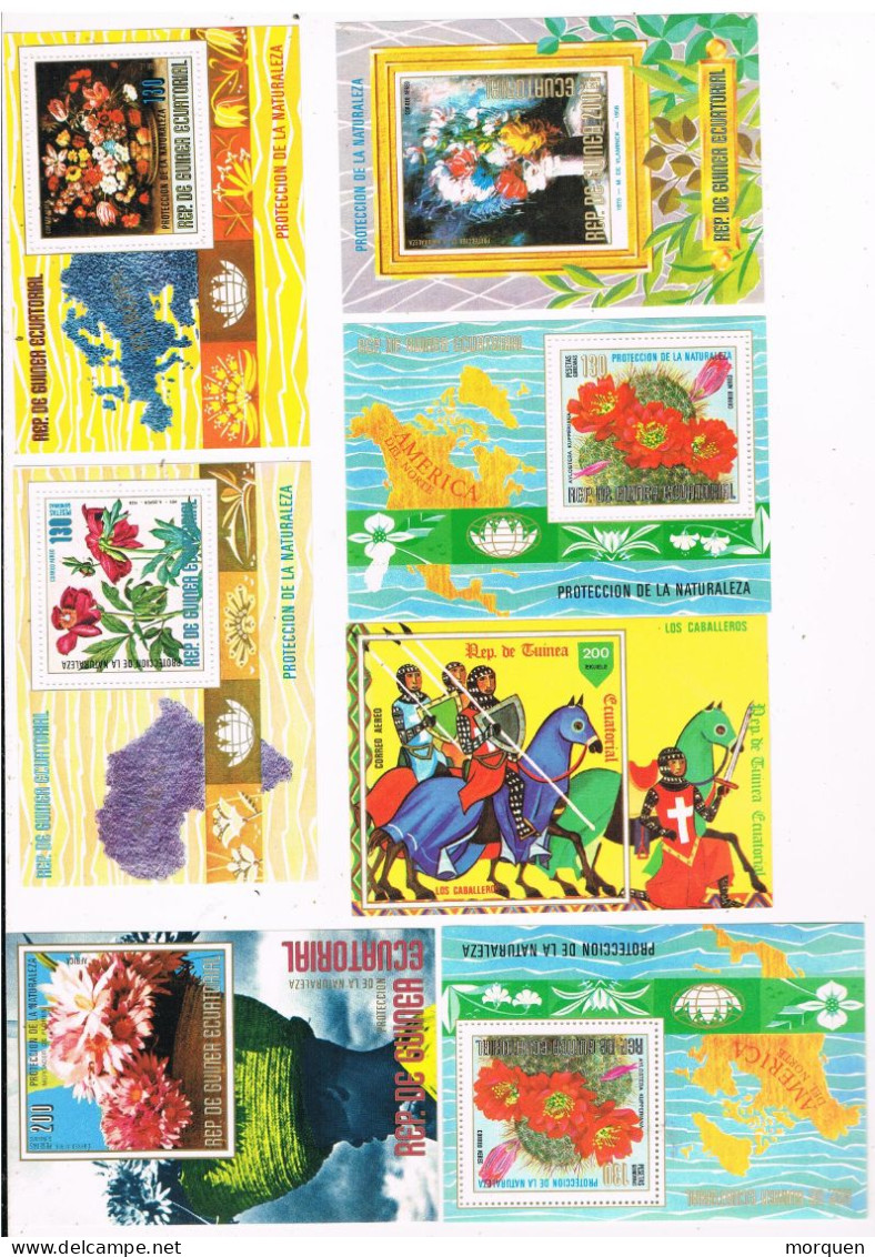 55109. GRAN OCASION 59 Hojitas Diferentes Tematicas GUINEA ECUATORIAL 1974-1979 ** - Guinée Equatoriale