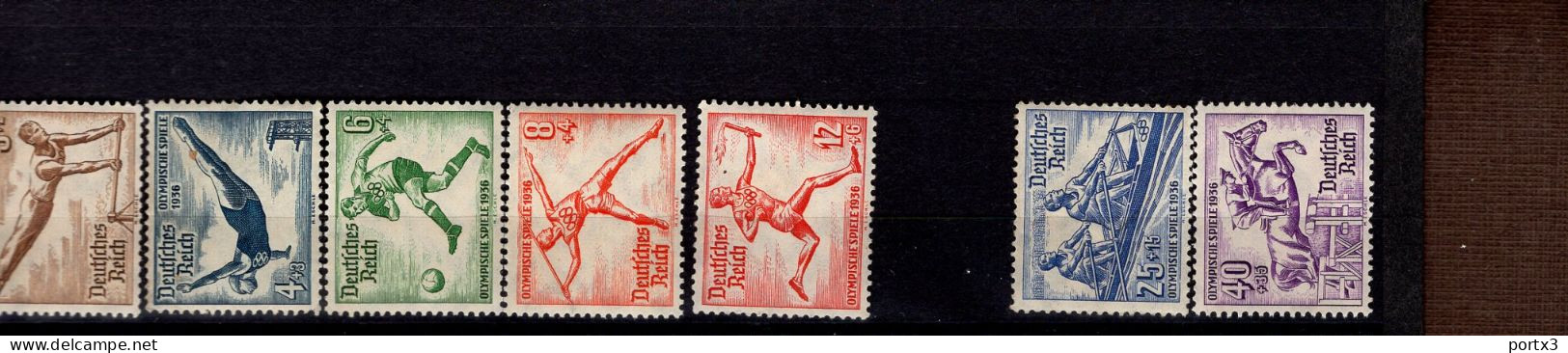 Deutsches Reich 609 - 616 Ex  Olympische Sommerspiel  MNH Postfrisch ** Neuf - Neufs