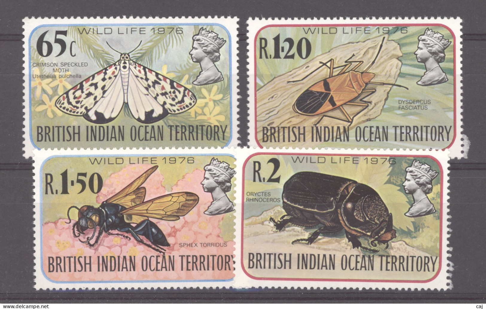 Ocean Indien  :  Yv  86-89  ** Insectes - Other & Unclassified